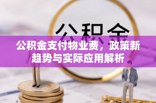 临澧公积金支付物业费，政策新趋势与实际应用解析