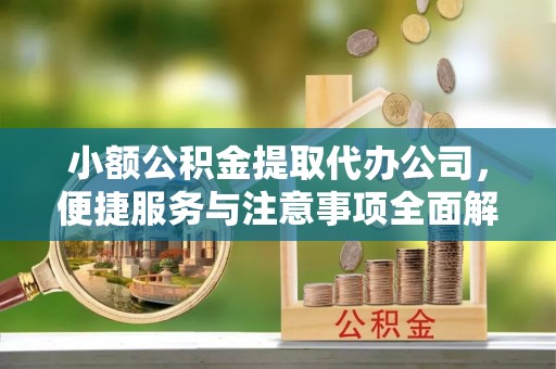 临澧小额公积金提取代办公司，便捷服务与注意事项全面解析