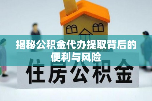 临澧揭秘公积金代办提取背后的便利与风险