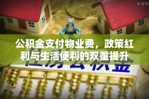 临澧公积金支付物业费，政策红利与生活便利的双重提升