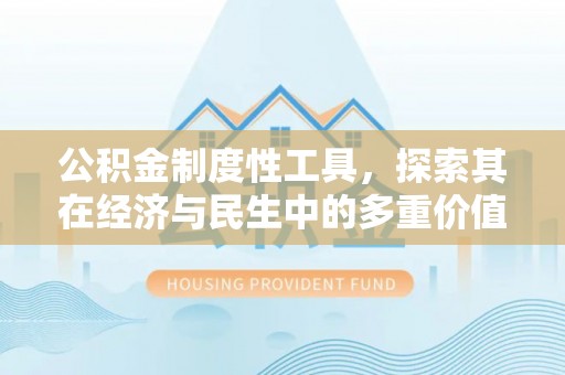 临澧公积金制度性工具，探索其在经济与民生中的多重价值