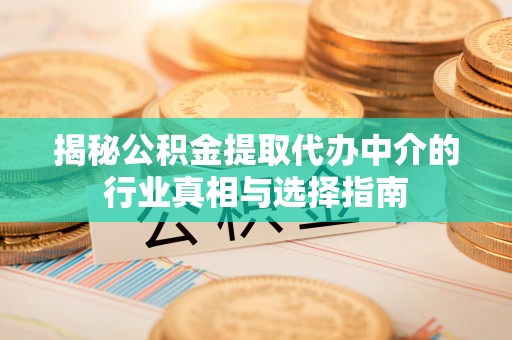 临澧揭秘公积金提取代办中介的行业真相与选择指南