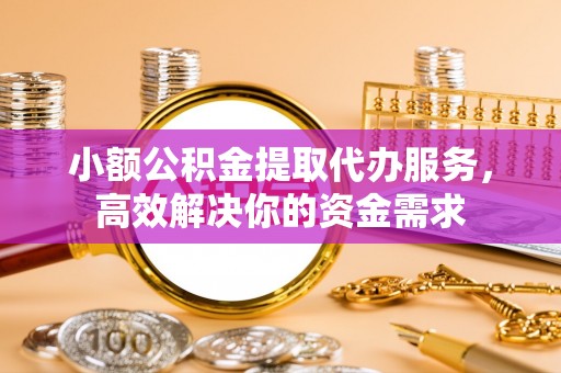 临澧小额公积金提取代办服务，高效解决你的资金需求