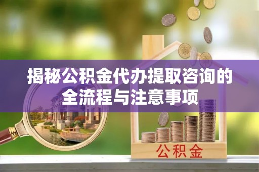临澧揭秘公积金代办提取咨询的全流程与注意事项
