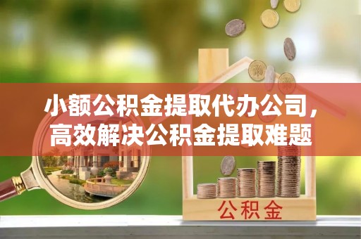 临澧小额公积金提取代办公司，高效解决公积金提取难题